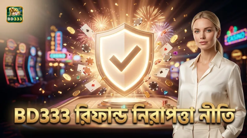 ব্যবহারকারীর জন্য BD333 রিফান্ড ও নিরাপত্তা নীতিমালা প্রকাশ।