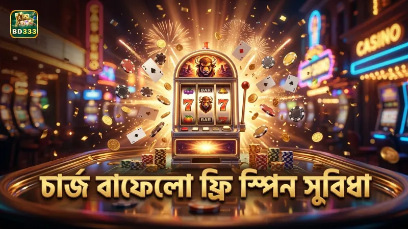 চার্জ বাফেলো স্লটের ফ্রি স্পিন সুবিধায় বাজেট বাঁচান