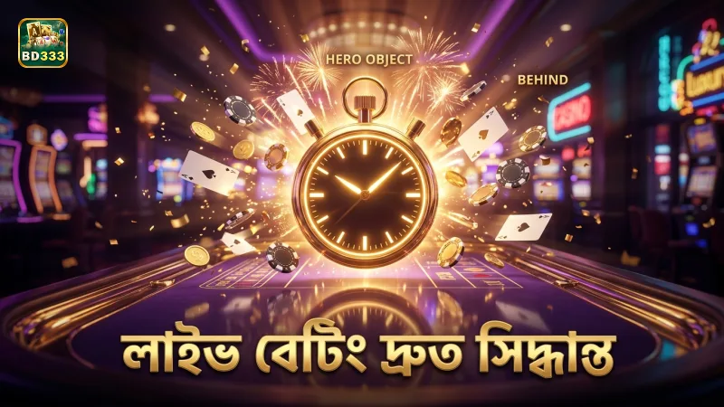লাইভ বেটিংয়ে দ্রুত সিদ্ধান্ত নেওয়ার গুরুত্ব বোঝা।