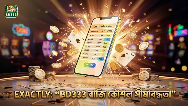 BD333 প্ল্যাটফর্মে বাজি ধরার সীমাবদ্ধতা ও কৌশল।
