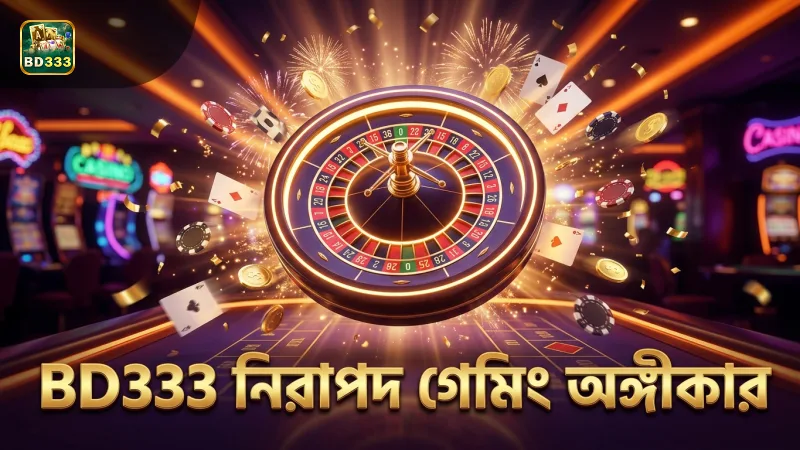 নিরাপদ গেমিং নিশ্চিত করতে BD333 দায়িত্বশীলতা পালন করে