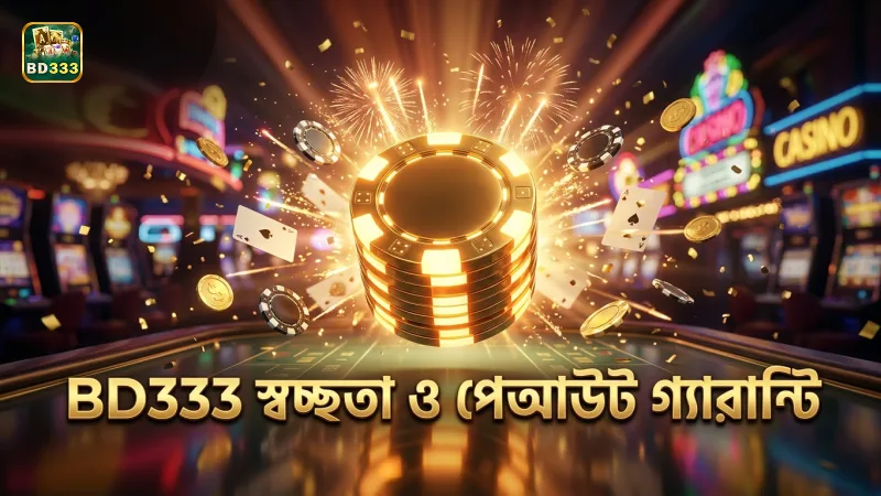 BD333 স্বচ্ছতা ও গ্যারান্টিযুক্ত রিটার্ন দেয় খেলোয়াড়দের।