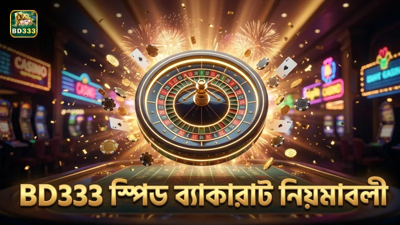 স্পিড ব্যাকারাটের গেমপ্লে নিয়ম বুঝে খেলা শুরু করুন BD333-এ