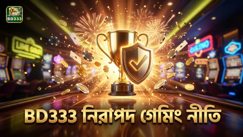 নিরাপত্তা ও দায়িত্বশীল গেমিং BD333 এর মূলনীতি।