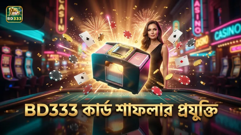 BD333-র কার্ড শাফলার প্রযুক্তি নিশ্চিত করে সঠিক ও স্বচ্ছ খেলা।